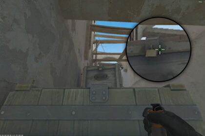 Smoke porta do meio de_dust2